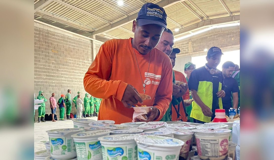 Frutigutti Comemora o Dia do Gari com Café da Manhã Especial em Arapiraca