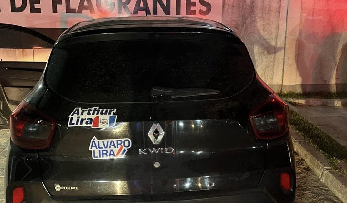 PRF prende homem com carro clonado na BR-316, em Santa Luzia do Norte