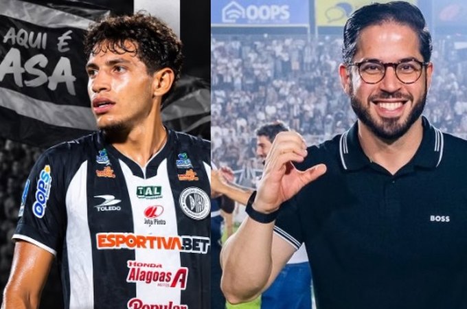 ASA anuncia saída de executivo de futebol e renovação com volante Vitão