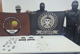 Polícia apreende drogas e prende suspeito de integrar facção criminosa no Sertão alagoano