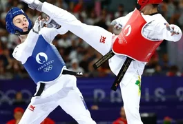 Maria Clara vence na estreia no taekwondo e enfrentará favorita ao ouro