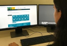 Disque 181 chega a 100 mil denúncias recebidas por meio de ligações em AL