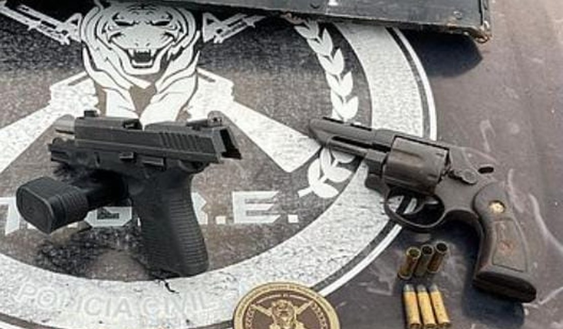 Casal resiste à prisão e morre ao atirar contra policiais durante operação integrada em Pindoba