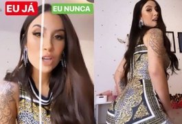 Bianca Andrade confessa que já beijou três em uma festa ao brincar de 'Eu Nunca'