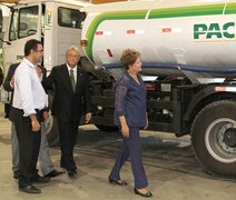 Em Alagoas, Dilma anuncia recursos e entrega equipamentos