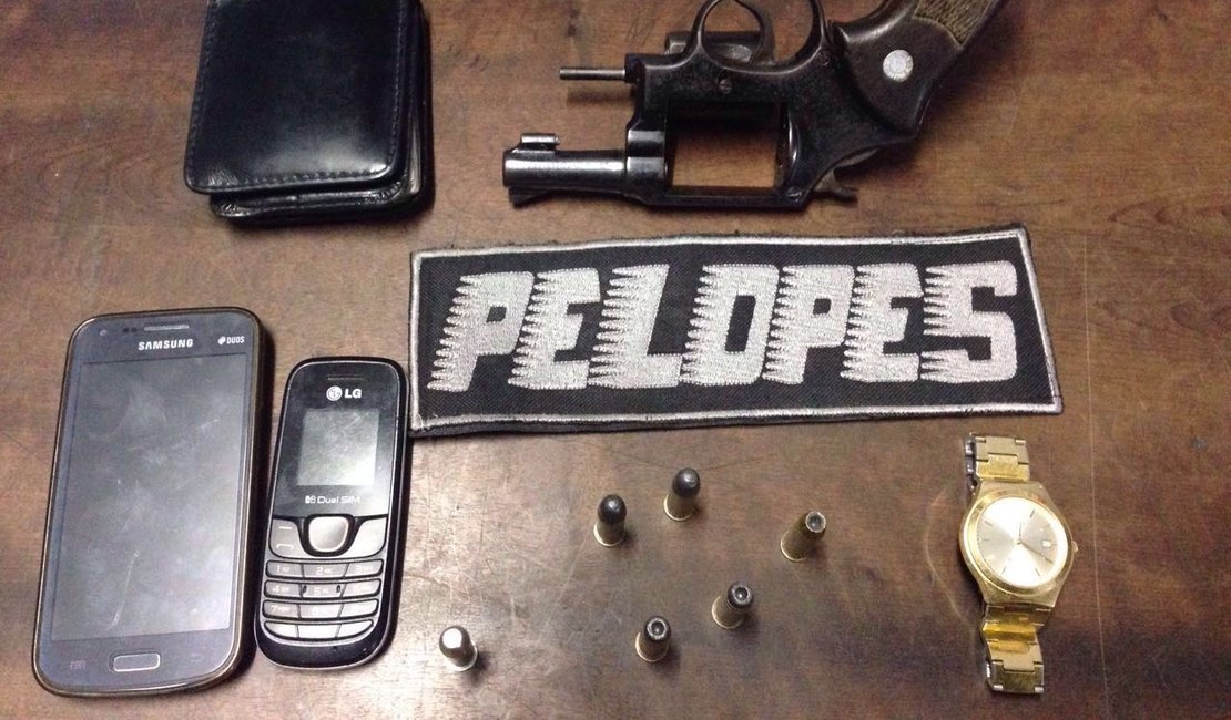 Suspeito de atirar em via pública do bairro Eldorado, em Arapiraca, é detido com arma de fogo