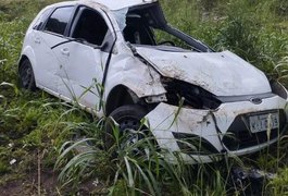 Mulher fica ferida após acidente no interior de Alagoas