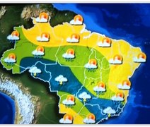 Tempo deve ser de variação de nebulosidade no fim de semana