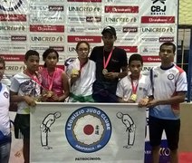 Equipe Leonízio Judô Clube traz 5 medalhas de ouro e uma de prata para Arapiraca