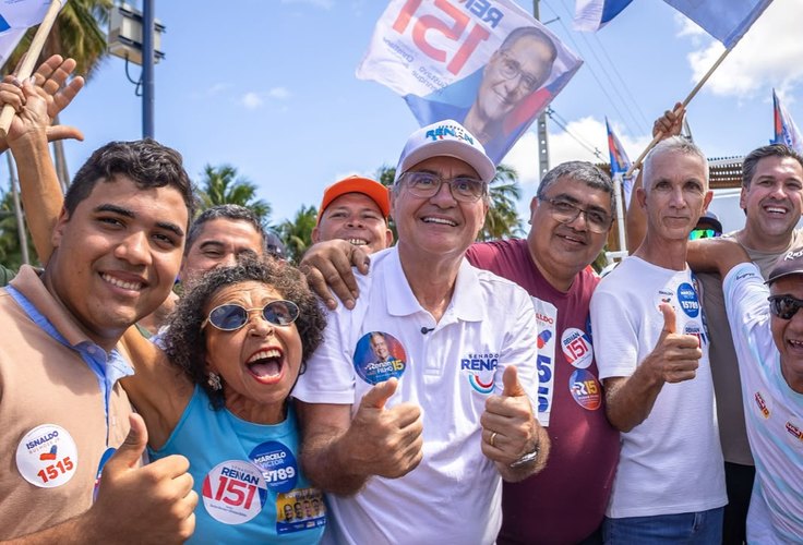 Renan Calheiros chega à reta final com maior percentual para o Senado