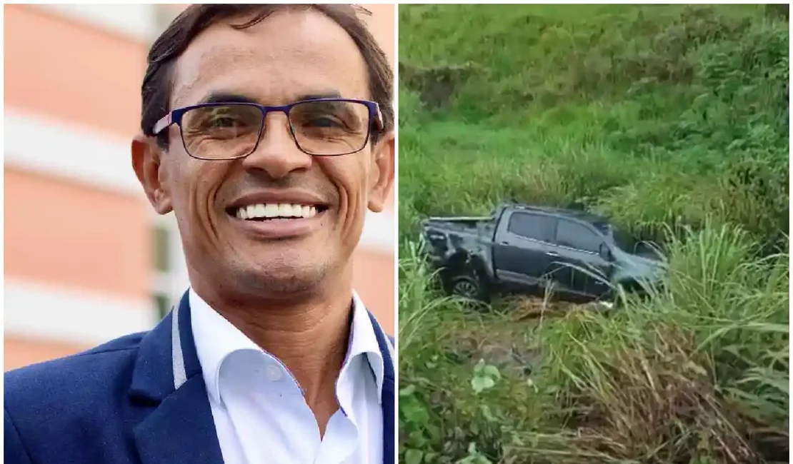 Prefeito de Messias fica ferido após grave acidente em rodovia