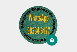 Polícia Civil de Arapiraca disponibiliza número de Whatsapp para denúncias