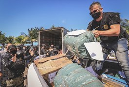 Forças de Segurança de AL apreenderam mais de 4 toneladas de droga em 2021