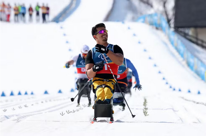 Cristian Ribera conquista prata histórica para o Brasil nas Paralimpíadas de Inverno