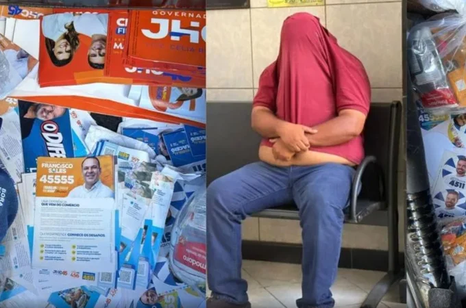 Homem é preso suspeito de compra de votos durante distribuição de cestas básicas, em Maceió