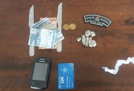 Força Tática prende dupla com drogas no Manoel Teles, em Arapiraca
