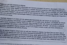 Ministério Público Federal  do Ceará pede suspensão de redação do Enem