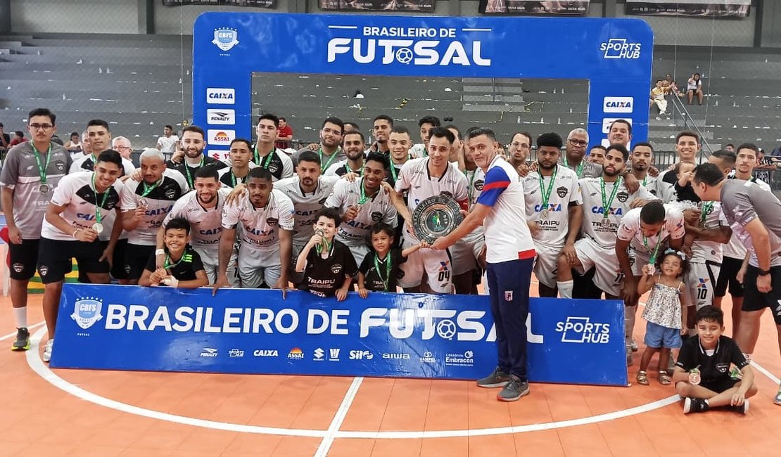 Com goleada de 5 a 2, Atlético Piauiense é campeão do 2º Campeonato Brasileiro de Futsal, em Arapiraca