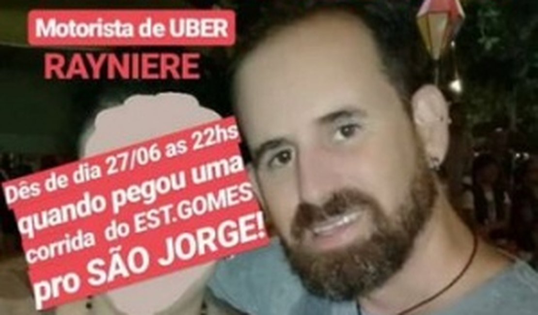 Corpo de motorista de aplicativo é localizado em Maceió