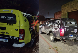 Três criminosos matam homem no bairro Manoel Teles, em Arapiraca e são presos pela PM após o crime com três armas de fogo e drogas