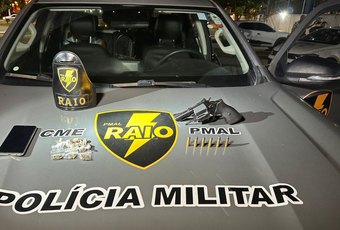 Armas são apreendidas pela PM durante verificações de denúncias em Maceió