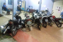 Oito jovens são detidos com motocicletas roubadas na zona rural de Arapiraca