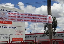 Mais uma vez, Hospital Chama suspende atendimento oncológico por falta de repasse