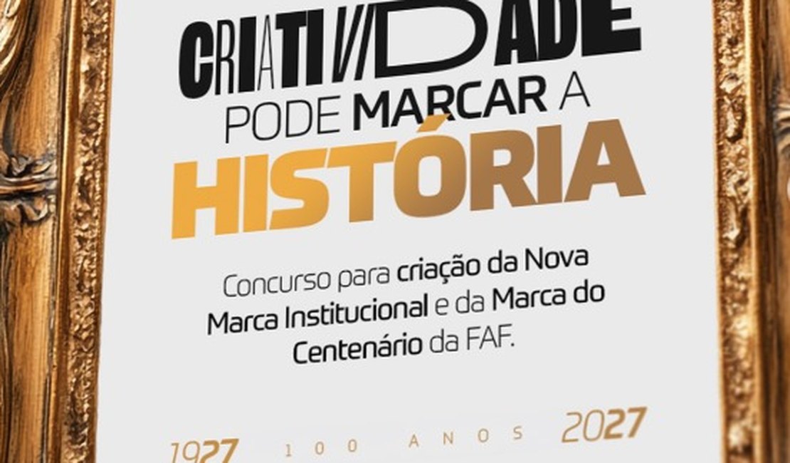 FAF abre concurso para criação de nova marca e identidade em comemoração ao centenário