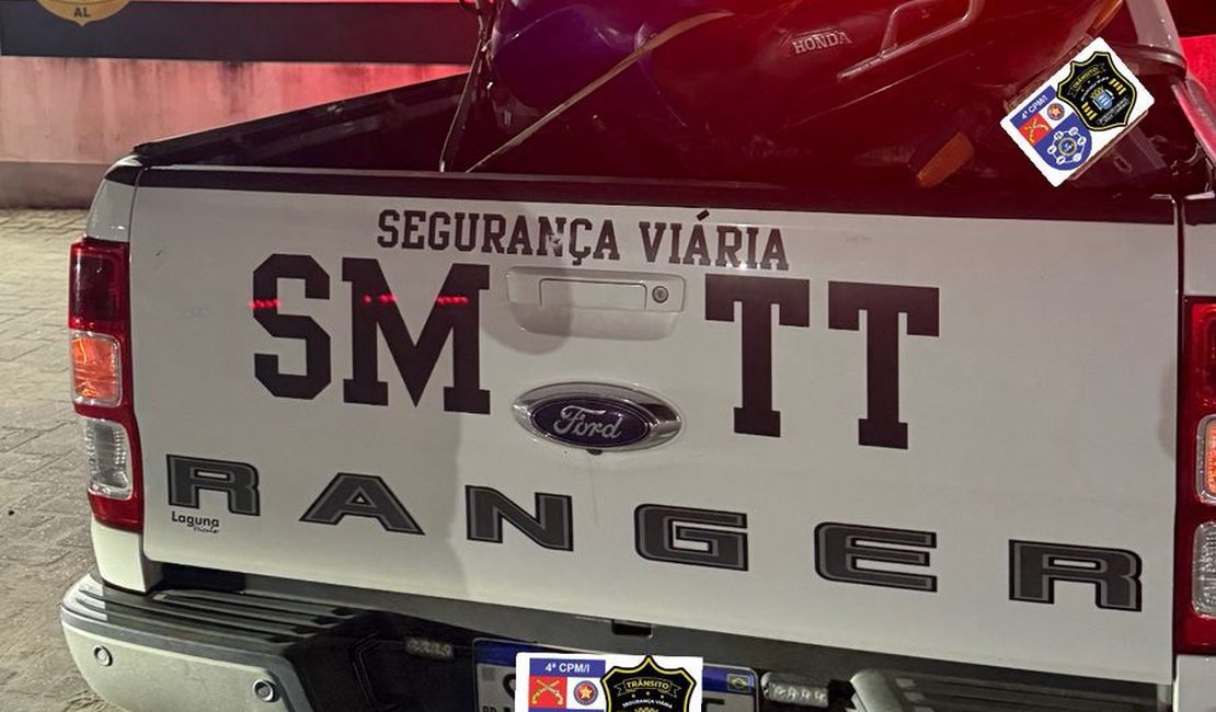 SMTT de Marechal Deodoro apreende moto adulterada durante operação