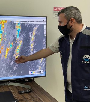 Sala de Alerta emite aviso meteorológico para ocorrência de chuvas em pontos isolados do Litoral e Zona da Mata de Alagoas