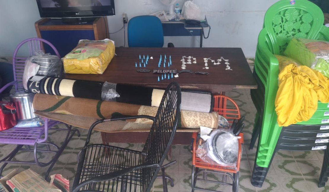Pelopes prende suspeito roubo e de tráfico de drogas em Arapiraca