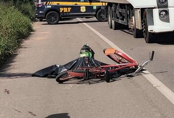 Idoso de 77 anos morre atropelado por caminhão na BR-316, em Palmeira dos Índios