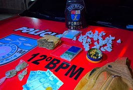Força Tática do 12º Batalhão prende dois indivíduos por tráfico de drogas na Cidade Universitária