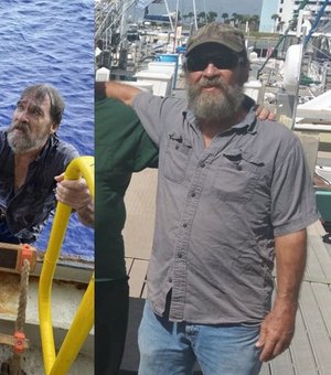 Marinheiro dado como desaparecido é encontrado vivo e agarrado em seu barco próximo à costa da Flórida