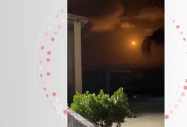 Após 'bola de fogo' surgir no céu em Maceió, Marinha faz inspeção no mar