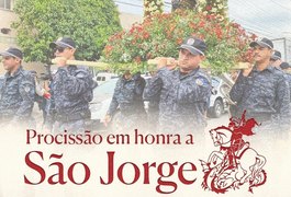 PM realiza nesta terça procissão e missa alusivas ao padroeiro São Jorge