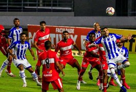 Em jogo que faltou emoção, CRB e CSA ficam no empate por 0 a 0 pela Série B do brasileiro