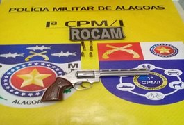 Em ações distintas, ROCAM da 1ª CPM/I apreende três armas de fogo em São Miguel dos Campos