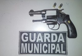 Guarda Municipal de Girau do Ponciano prende jovem e apreende menor com arma de fogo