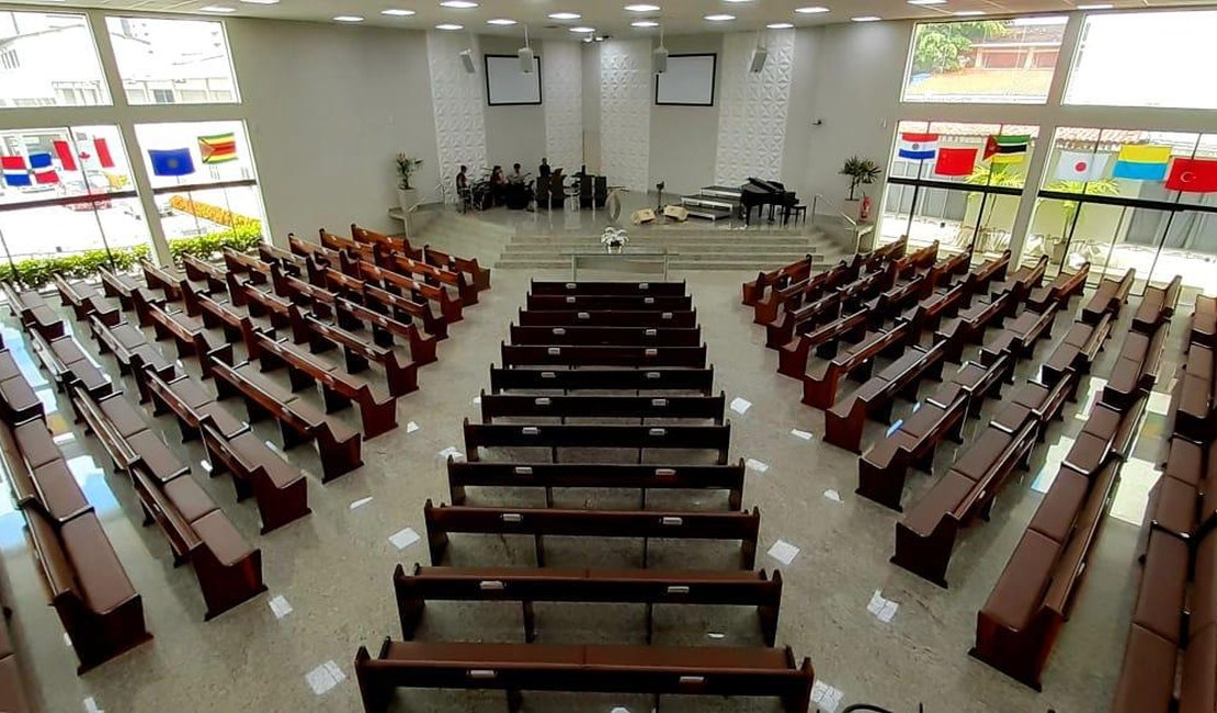 Igreja Batista do Farol suspende cultos presenciais a partir de domingo, 07
