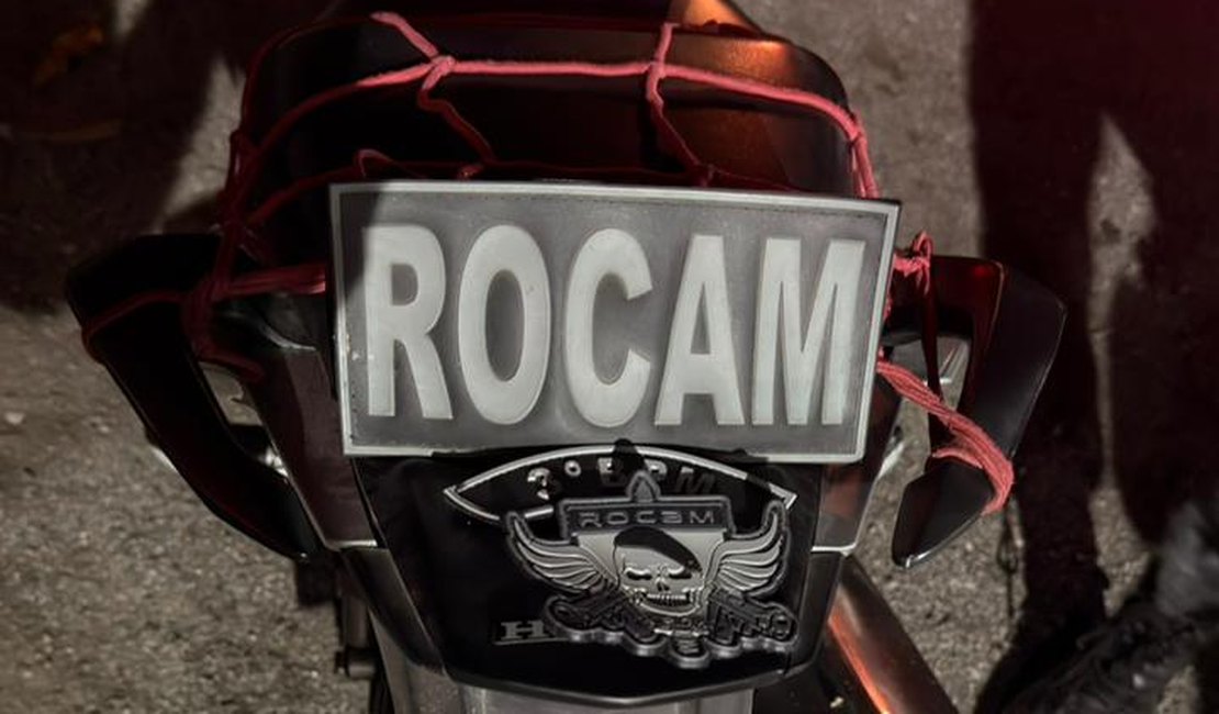 Moto roubada é localizada pela ROCAM em Arapiraca