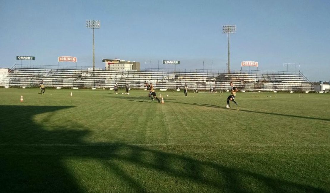 Reapresentação é marcada com treino em campo reduzido e sessão de crioterapia