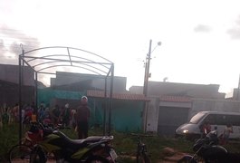 Vizinhos controlam princípio de incêndio em casa no bairro Planalto