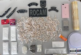Ação da PM apreende quase mil pedras de crack dentro de apartamento em Arapiraca