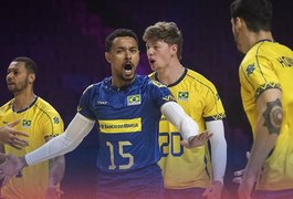 Seleção brasileira assume liderança da Liga das Nações de Vôlei
