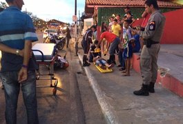 Mulher é atropelada por moto enquanto tentava atravessar via no Parque Ceci Cunha