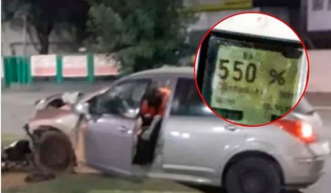 Após acidente, condutor é preso ao bater recorde mundial de álcool por litro de sangue