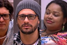 Elis, Daniel e Ilmar formam o Paredão triplo