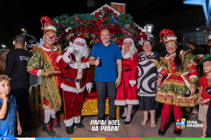 Prefeito Dário promove momento natalino especial para população de Feira Grande
