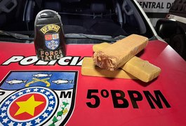 Força Tática do 5º Batalhão apreende três quilos de maconha no Benedito Bentes